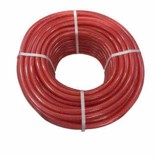 PVC Druckluft-Gewebeschlauch Lebensmittelschlauch farbig 25 Meter Rolle