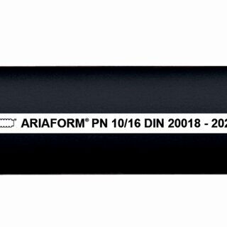 Ariaform DIN Druckluftschlauch / Pressluftschlauch / Wasserschlauch schwarz