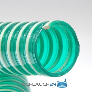 Saugschlauch Spiralschlauch grün (Meterware) 25mm