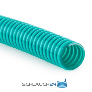 Saugschlauch Spiralschlauch grün (Meterware) 40mm