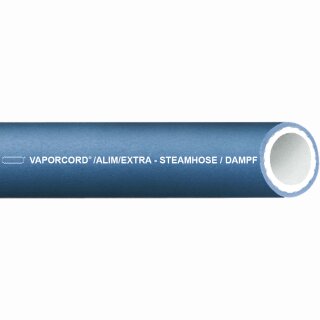 Vaporcord ALIM/EXTRA Lebensmittelschlauch Reinigungsschlauch Dampfschlauch blau/weiß