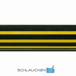 Calorform Gummi / EPDM Wasserschlauch schwarz/gelb (Meterware)