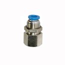 Gerade Schott Steckverschraubung Blaue Serie Innengewinde...