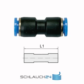 Gerade Steckverbinder Blaue Serie 12 mm