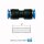 Gerade Steckverbinder Blaue Serie 12 mm