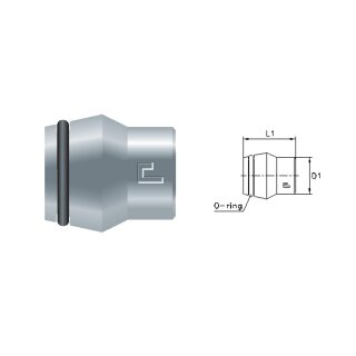 Verschlusskegel mit O-Ring VKA6LS