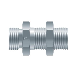 Gerade Schottverschraubung ohne Muttern und Schneidringe SV14S OMD