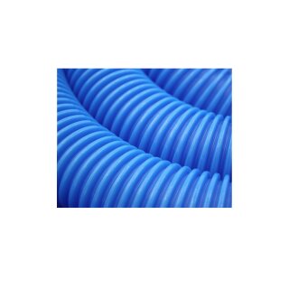 Schwimmbadschlauch Poolschlauch Saugschlauch mit festen Muffen 38mm Blau 11m