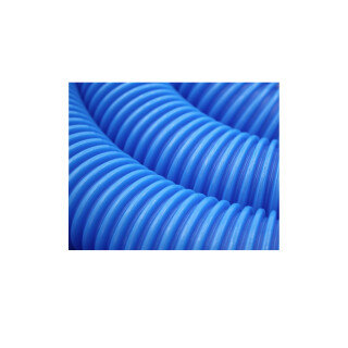 Schwimmbadschlauch Poolschlauch Saugschlauch mit festen Muffen 38mm Blau 13m