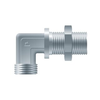 Winkelschottverschraubung ohne Muttern und Schneidringe WSV20S OMD