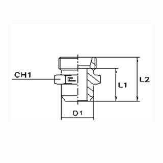 Anschweißverschraubung  AS10L OMD