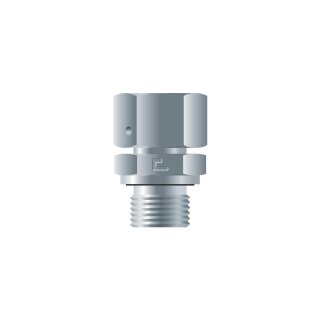 Einstellbarer Hydraulik-Einschraubstutzen mit Dichtkegel EGE12LR1/2-ED zöllig