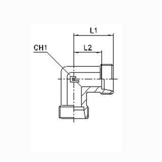 Winkelverschraubung ohne Muttern und Schneidringe W12S OMD