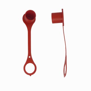 5 x Hydraulik Staubschutz Staubkappe für Standardstecker Baugröße 3 Gelb