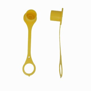 20 x Hydraulik Staubschutz Staubkappe für Standardstecker Baugröße 3 Rot