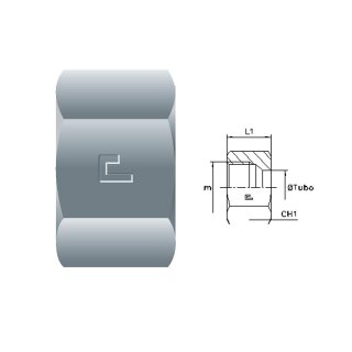 Überwurfmutter M4LL