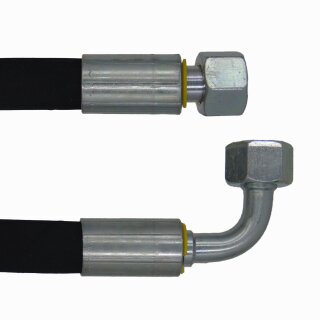 Hydraulikschlauch 2SC DN10-12 L von 200mm bis 1.900mm 900 mm DKOL - DKOL90