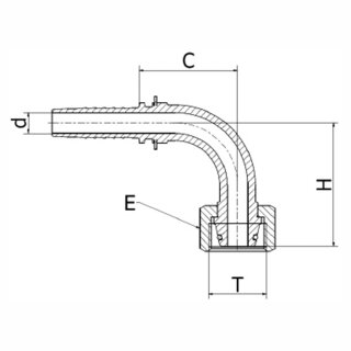 Pressnippel DKOL MSOF - Dichtkegel mit O-Ring nach DIN 3865 (passend für Stutzen 24° nach DIN 3901 und 3902) - Überwurfmutter - leichte Reihe 12 | M22x1,5