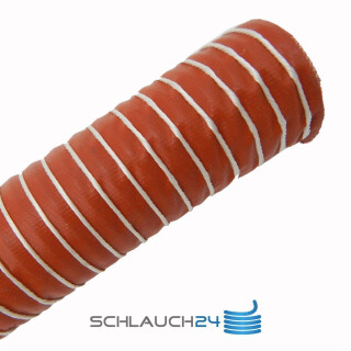 Silikon-Heißluftschlauch einlagig Meterware 127 mm
