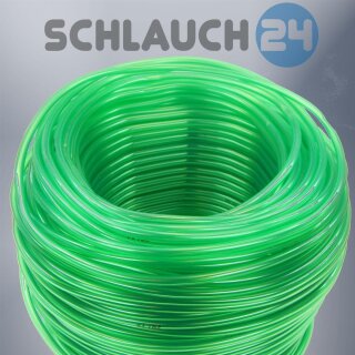 Aquariumschlauch Luftschlauch Grün als METERWARE